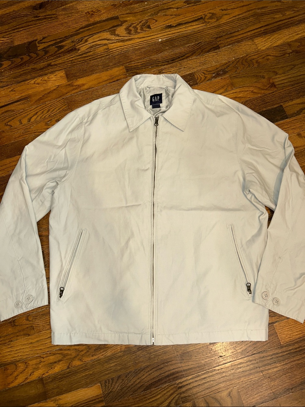 GAP Men's Off-White Zip Jacket